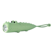 Torcia Elettrica Ricaricabile Tramite USB, Lampada LED In Silicone Morbido e Carino, Portatile, A Forma di Cartone Animato, per Esterni