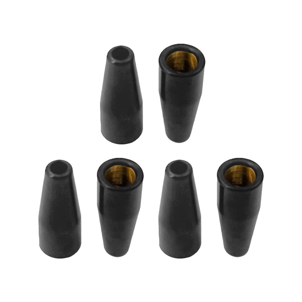 6Pcs Flux Core Welding Nozzle Set For Mb15 14Ak 15Ak, Mig Welding Brass Nozzle With Tapered Orifice 4714127595979