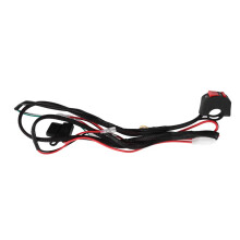 LED Light Bar Wiring Harness Motorcycle Handlebar Harness for Headlight Driving Fog Lights Auxiliary 2 Lead
