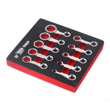 Set di 12 Adattatori di Coppia con Estremità A Scatola SAE A 12 Punte per Chiave Dinamometrica da 3/8"