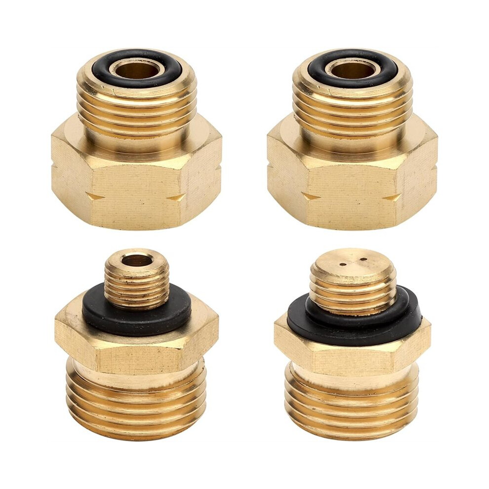 4Pcs Gas Bottle Adapter Set,Gas Adapter Gas Bottles Adapter,Euro Adapter For Gas Bottles,For Filling German Gas Bottles 6031088607205