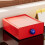 Large Red Plastic Stackable Storage Drawer 20x20x7.5cm 11