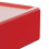 Large Red Plastic Stackable Storage Drawer 20x20x7.5cm 8