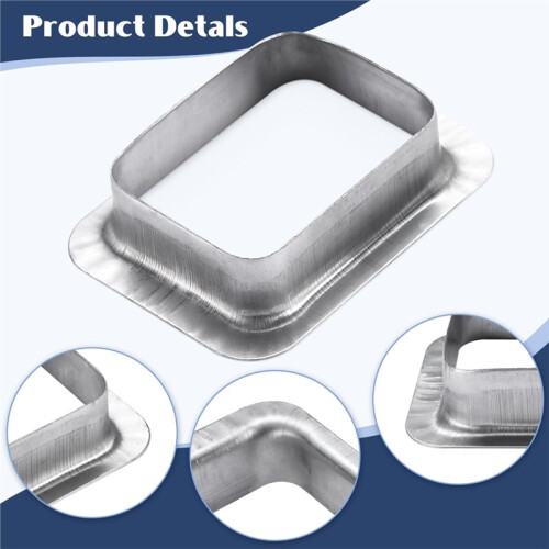 2" X 3" Rain Gutter Downspout Drop Outlet Aluminum K Style (4 Pack) 2