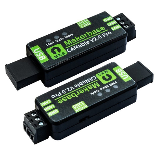 Makerbase Analyseur Adaptateur de Module USB Vers CANable 2.0 de CANable 2.0 CANFD Slcan SocketCAN CANdleLight Klipper V2.0 Pro S 2
