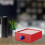 Large Red Plastic Stackable Storage Drawer 20x20x7.5cm 10