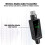 Sistema Trasmettitore e Ricevitore per Microfono Wireless con Adattatore XLR 2.4G per Microfoni Dinamici, Chitarre, Mixer Audio 9