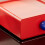 Large Red Plastic Stackable Storage Drawer 20x20x7.5cm 5