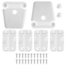 Cooler Hinges Replacement Kit for Igloo, 4 Cooler Hinge and 2  and 22 Screws, Repair and Replace Cooler Parts