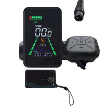 L5 Mountain E-Bike NFC LCD Display Meter 24V/36V/48V/60V UART Type C Electric Scooter LCD Meter NFC Speedometer 6PIN