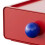 Large Red Plastic Stackable Storage Drawer 20x20x7.5cm 6