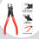 4Pcs Electrical Disconnect Pliers, Automotive Electrical Connector Separaator, Electrical Plug Connector Disconnect Tool 5