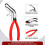 4Pcs Electrical Disconnect Pliers, Automotive Electrical Connector Separaator, Electrical Plug Connector Disconnect Tool 4