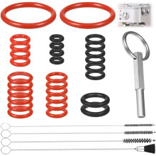 Oval Key with Key Ring for Jura,Fully Automatic Coffee Machine Replacement Part for Jura/ Siziliana/AEG