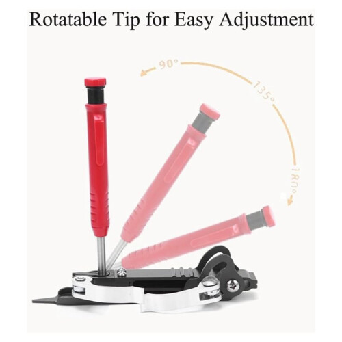 Aluminum Alloy Scribe Marking Tool for Woodworking with Support Bracket DIY Graffiti  Measurement Tool 2
