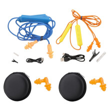 Kit di 2 Auricolari per Lavoro, Soppressione del Rumore, Protezione 'Udito, Cantieri Edili, Luoghi Rumorosi