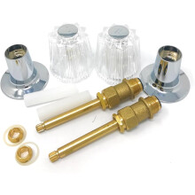Bathtub and Shower Trim Kit for Price Pfister Compatible -Stems, Seats & Flanges - Hot & Cold Replacement Parts
