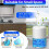 Dehumidifiers for Home, for Bedroom with Auto Defrost Function,2200ML Capacity Quiet Small Dehumidifier Eu Plug White 4
