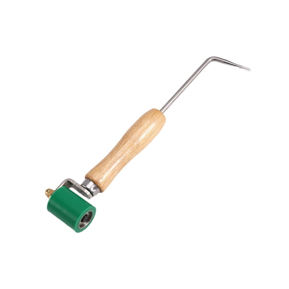 Seam Roller With Probe Wood Handle,40Mm Silicone Seam Roller For Pvc/Epdm Single Ply Roofing 4713745093973