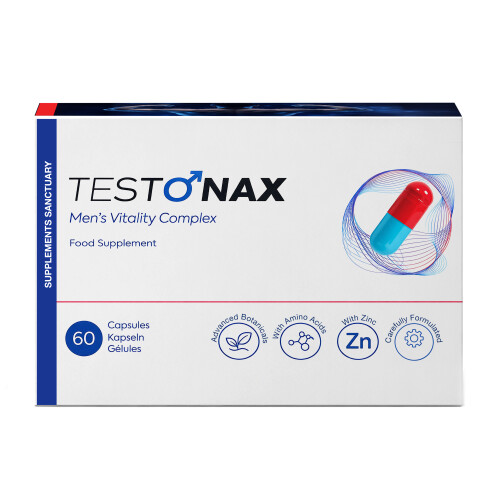 Testonax , Mens Vitality Complex , 60 Capsules