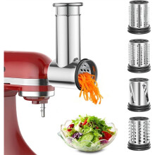 Stainless Steel Slicer Shredder Attachment for Stand Mixers, Large Vegetable Slicer Cheese Grater Attachment