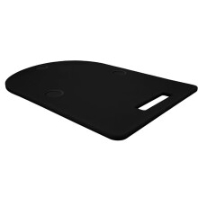 Sliding Board for TM7, Acrylic Board Accessories for TM7 with Wheels, Effortless Moving Rolling Board Black
