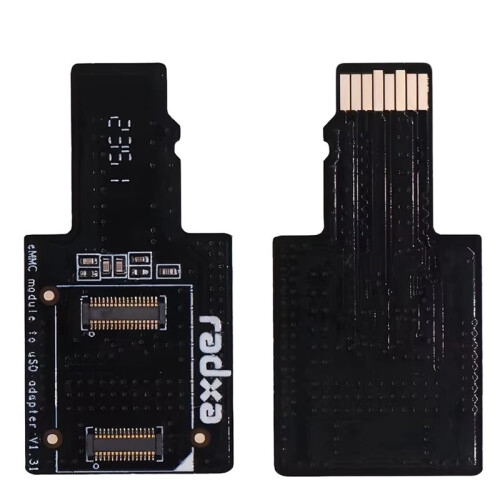 Placa EMMC A USD para Módulo EMMc para Radxa 5C X4 Zero, Utilizada con Lector de Tarjetas  para Placa Base para Radxa . 1