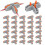 30PCS T Shape Lever Nut Wire Connector, Quick Splitter 3 Way Electrical Connectors 2