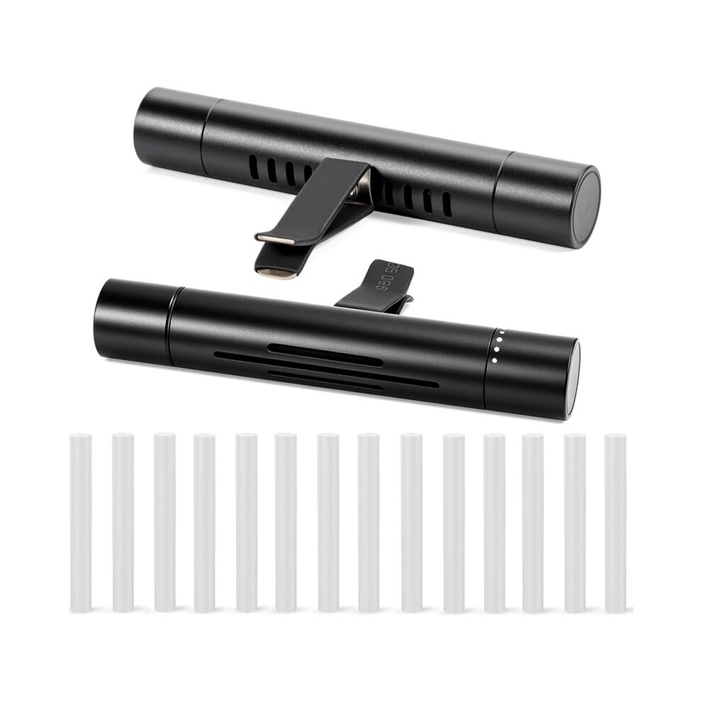 2 Pack Car Essential Oil Diffusers With 15 Refill Sticks, Vent Clip Air Freshener For Automotive, Aroma Scent Diffuser 4711569435337
