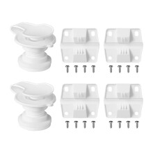 Cooler Replacement Parts Sets with Cooler Plastic Hinges, Cooler Standard Drain Plug Assembly (1" Shaft Length)