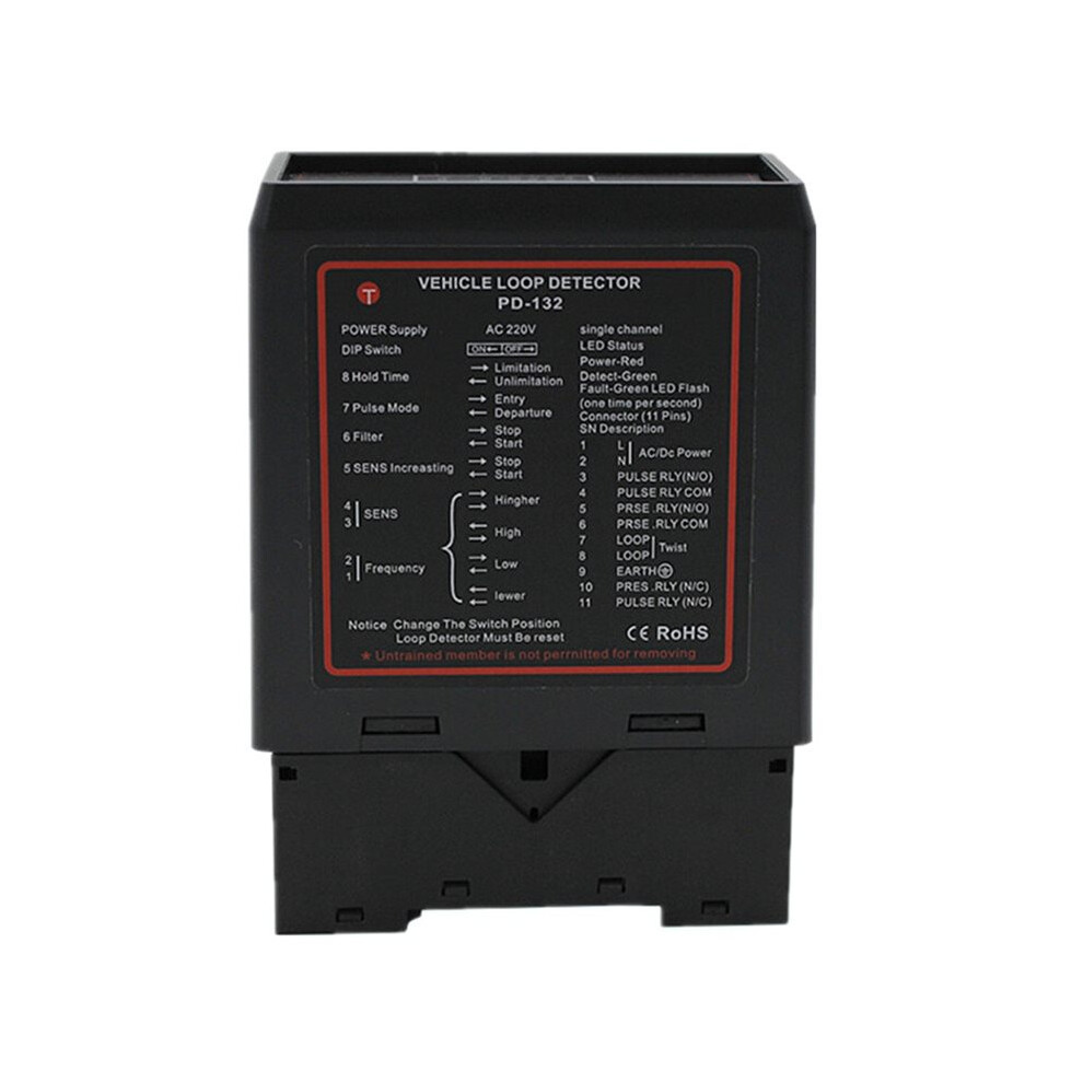 Pd132 Single-Channel Inductive Barrier Gate Vehicle Detector Parking Lot Straight Barrier Gate Inductive 220V 6033968123737