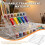 7-Layer Clear Paint Organizer with Paint Brush Holder Storage Rack 4