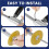 Inside Pipe Cutter for PVC Pipe, Inside Pvc Pipe Cutte, PVC Pipe Cutter Tool Set with Adjustable Depth Gauge for Plastic 6