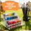 7-Layer Clear Paint Organizer with Paint Brush Holder Storage Rack 2
