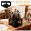 7-Layer Clear Paint Organizer with Paint Brush Holder Storage Rack 5