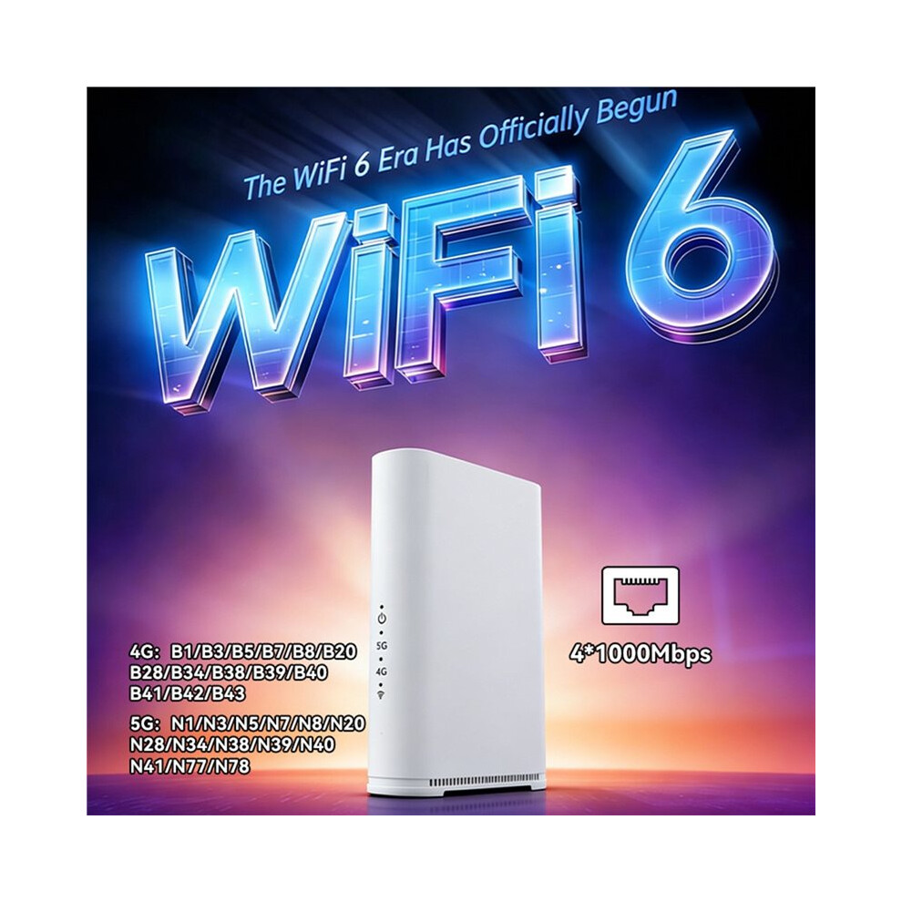 Router Gigabit Wireless WIFI 6 5G con Slot SIM Router Wireless Mobile ...