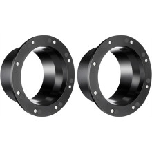 2Pack 4" Magnetic Hose Connector for Dust Collection System,with 8 Magnets, with 4" and 2-1/2" Machine Coupling