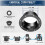 2Pack 4" Magnetic Hose Connector for Dust Collection System,with 8 Magnets, with 4" and 2-1/2" Machine Coupling 7