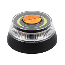 2 Unidades de Luz de Emergência Magnética para Carro, Luz de Advertência de Segurança com 3 Modos de Luz, Luz Estroboscópica Intermitente