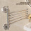 Wall Mounted Towel Rack with Suction Cup, Multi Pole Storage for Bathroom 7