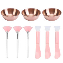 Esthetician Facial Supplies Set - 9 Pcs Mixing Bowls with Brush & Spatula for Spa Party Favor Esthetician Supplies