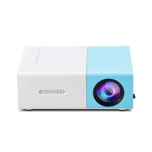 Eingebauter Lautsprecher, Unterstützt High-Definition 1080p, Tragbarer -LED-Projektor für Heimkino und Unterhaltung, EU-Stecker