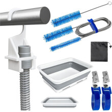 9 Pack CPAP Tube Cleaning Kit,CPAP Hose Holder, CPAP Tube Clips, CPAP Tubing Holder, for Standard15-22mm Diameter Tubing