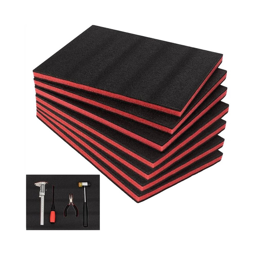 7Pcs Tool Box Foam,15.7X11.8x0.9inch Tool Inserts For Toolbox Hard Case Drawer Camera Toolbox Storage Tool Shadow Insert 4713708045988