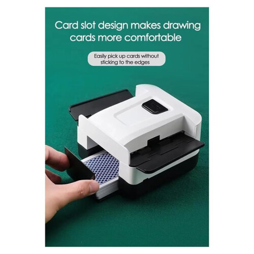 Rechargeable Automatic Card Shuffler Machine 1-2 Deck 2000mAH for Poker, Blackjack, and More 2