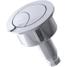 Kit Universale per Pulsante di Scarico del WC - Pulsante di Scarico Doppio per WC di Ricambio per Fori del Coperchio Della Cassetta da 40 mm, 50 mm e