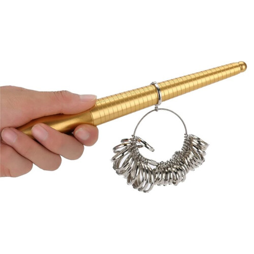 Mandrel Sizer Finger Measuring Stick Handle Hammers Jewelry Tool for Jewelry Making 1