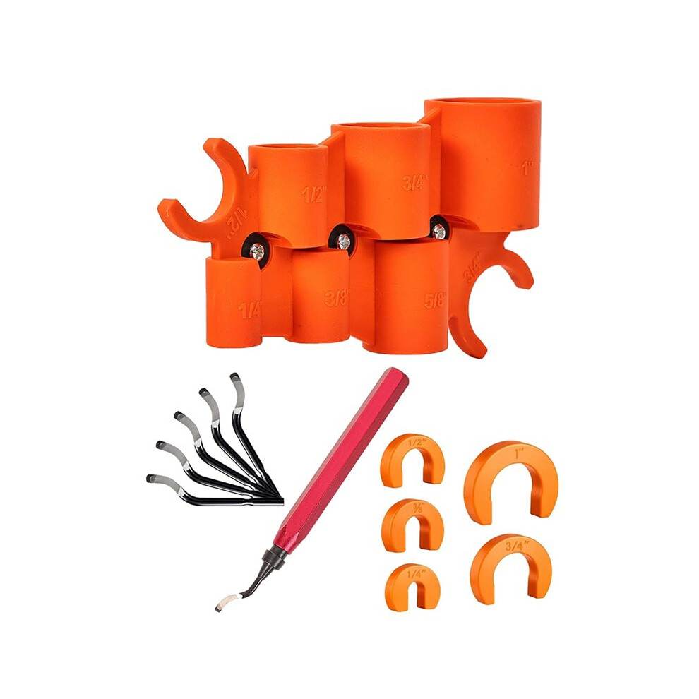 12 Pcs Plumbing Tools Kit For Pex, Copper, Pvc, Cpvc Pipes: Deburring Tool, Removal Tools Set 6132286703079