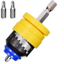 Drywall Screw Setter,with 2 Replacement Drywall Bits&Magnetic Holder,with Electric/Impact Drills, for Drywall/Plywood B