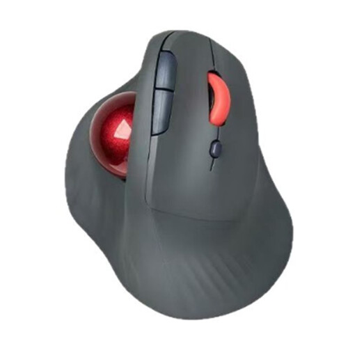 Wireless Trackball Mouse Vertical Rechargeable Rollerball Mouse Ergonomic Slient Clikc Gaming Mouse